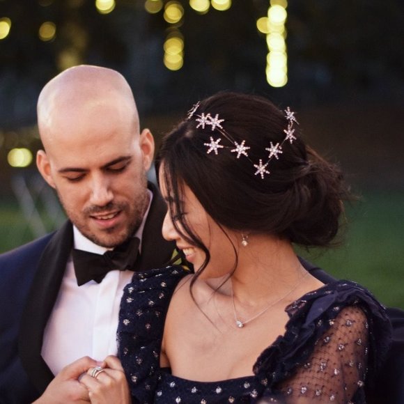 Jennifer Behr Celestial Coronet - Picture 3 of 5